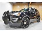 2018 Ford Explorer Police AWD Red/Blue Lightbar and LED Lights, Dual Partition
