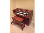 Lowrey Electric Organ w/ matching bench