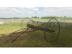John Deere horse drawn hay rake