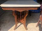 Antique Marble Top Table