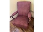 Upholstered rocking chair