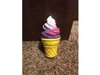 Ceramic ice cream cone