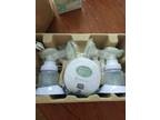 Nursing pump and nursing pads with 50 baby bottles