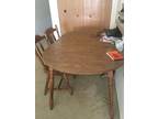 Wooden Dining Table with 3 chairs
