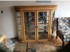 China Hutch and matching Dining table set