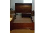 Solid oak bed frame and headboard good condition . Needs to go asap!