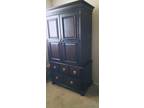 Wood armoire/entertainment cabinet