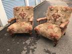 Sherrill two matching custom made chairs high end barley twist detailed