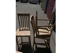 Pub style kitchen table and 4 chairs