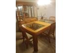 Dining room table and Hutch
