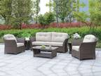 Get Discounted Bowbells -Dark Brown- 6PC Patio Seating Set