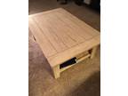 Wooden coffee table