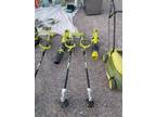 40 Volt battery operated weed eater Ryobi