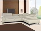 Nicoletti Tesla Leather Sectional Reg. $5000 Outlet $2499 WOW