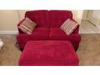 Matching Love Seat, ottoman, and arm chair
