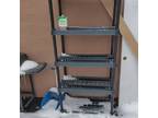 Plastic sturdy shelves set