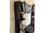2 solid wood book cases