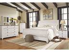 Shop Willowton King Sleigh 4 PC Bedroom Collection Leon Furniture