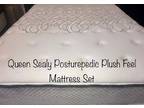 Queen Sealy Posturepedic Plush Mattress Set