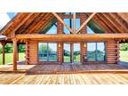 37-Acres with Rustic Luxury 2-Story Log Cabin