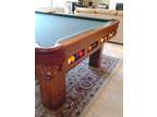 1937 Brunswick Antique 20th Century Pool Table