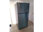 GE 18.2 top-freezer stainless steel refrigerator