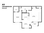 Contour39 - One Bedroom A3