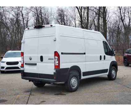 2024 Ram ProMaster 3500 High Roof is a White 2024 RAM ProMaster 3500 High Roof Van in Walled Lake MI