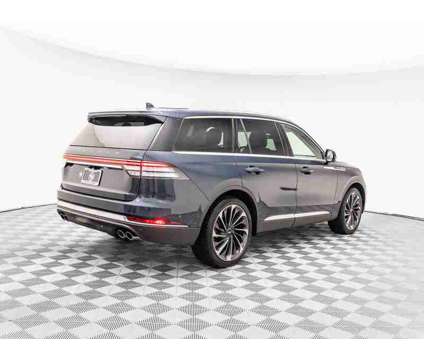 2021 Lincoln Aviator Reserve is a Blue 2021 Lincoln Aviator Car for Sale in Barrington IL