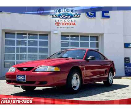 1995 Ford Mustang V6 is a Red 1995 Ford Mustang V6 Coupe in Fort Dodge IA