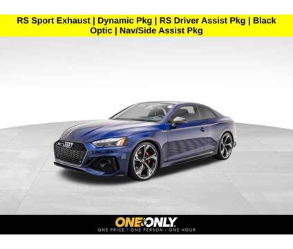 2021 Audi RS 5 2.9T quattro is a Blue 2021 Audi RS 5 2.9T Coupe in Barrington IL