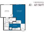Commons Park West - One Bedroom A3