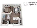 Commons Park West - One Bedroom A12