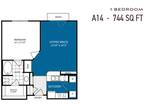 Commons Park West - One Bedroom A14