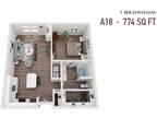 Commons Park West - One Bedroom A18