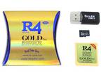 2024 R4I SDHC Upgrade Gold Pro Flash Cart + 32GB SD Card For Nintendo DS 3DS 2DS