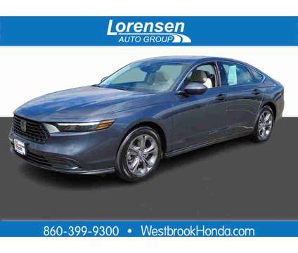 2024UsedHondaUsedAccord is a Grey 2024 Honda Accord Car for Sale in Westbrook CT