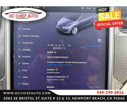 2018 Tesla Model X for sale is a Grey 2018 Tesla Model X Car for Sale in Newport Beach CA