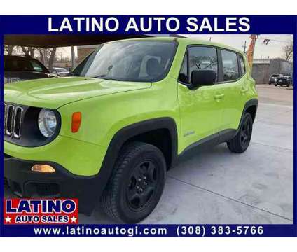 2018 Jeep Renegade for sale is a Green 2018 Jeep Renegade Car for Sale in Grand Island NE