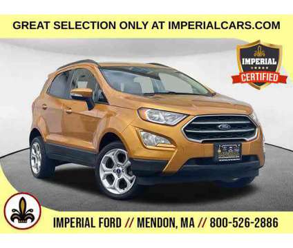 2021UsedFordUsedEcoSportUsed4WD is a Yellow 2021 Ford EcoSport SE Car for Sale in Mendon MA