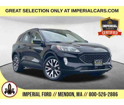2020UsedFordUsedEscapeUsedAWD is a Black 2020 Ford Escape SEL Car for Sale in Mendon MA