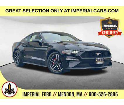 2019UsedFordUsedMustangUsedFastback is a Black 2019 Ford Mustang EcoBoost Coupe in Mendon MA