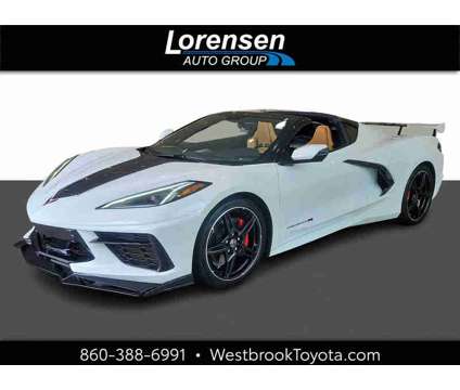 2021UsedChevroletUsedCorvetteUsed2dr Stingray Cpe is a White 2021 Chevrolet Corvette Car for Sale in Westbrook CT