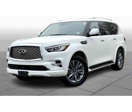 2021UsedINFINITIUsedQX80UsedAWD is a White 2021 Infiniti QX80 Car for Sale in Hanover MA