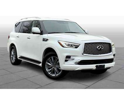 2021UsedINFINITIUsedQX80UsedAWD is a White 2021 Infiniti QX80 Car for Sale in Hanover MA