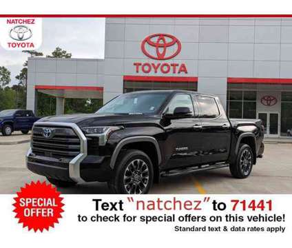 2024 Toyota Tundra Limited Hybrid is a Black 2024 Toyota Tundra Limited Hybrid in Natchez MS