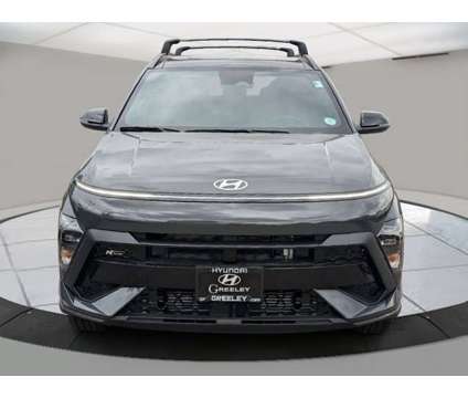 2024 Hyundai Kona N Line is a Black, Grey 2024 Hyundai Kona Car for Sale in Greeley CO