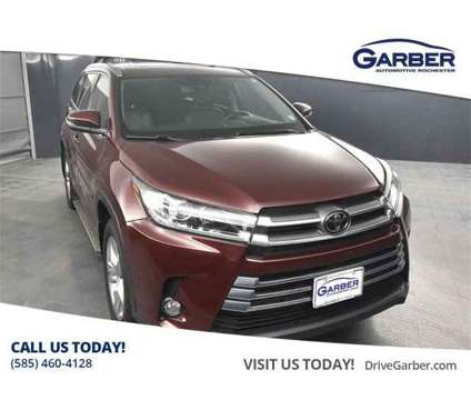 2018 Toyota Highlander Limited is a Red 2018 Toyota Highlander Limited SUV in Rochester NY