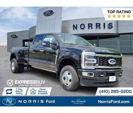 2024 Ford Super Duty F-350 DRW Platinum is a Black 2024 Ford Car for Sale in Dundalk MD