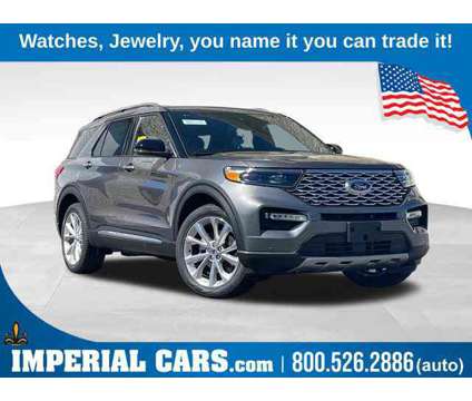 2024 Ford Explorer Platinum is a Grey 2024 Ford Explorer Platinum Car for Sale in Milford MA